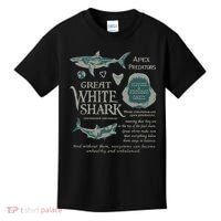 90S Great White Shark Kids T-Shirt thumb 0