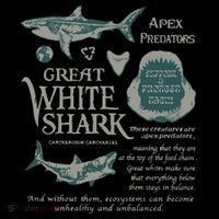 90S Great White Shark Kids T-Shirt thumb 4