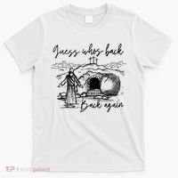 90s Guess WhoS Back Again Vintage Funny Jesus T-Shirt thumb 0