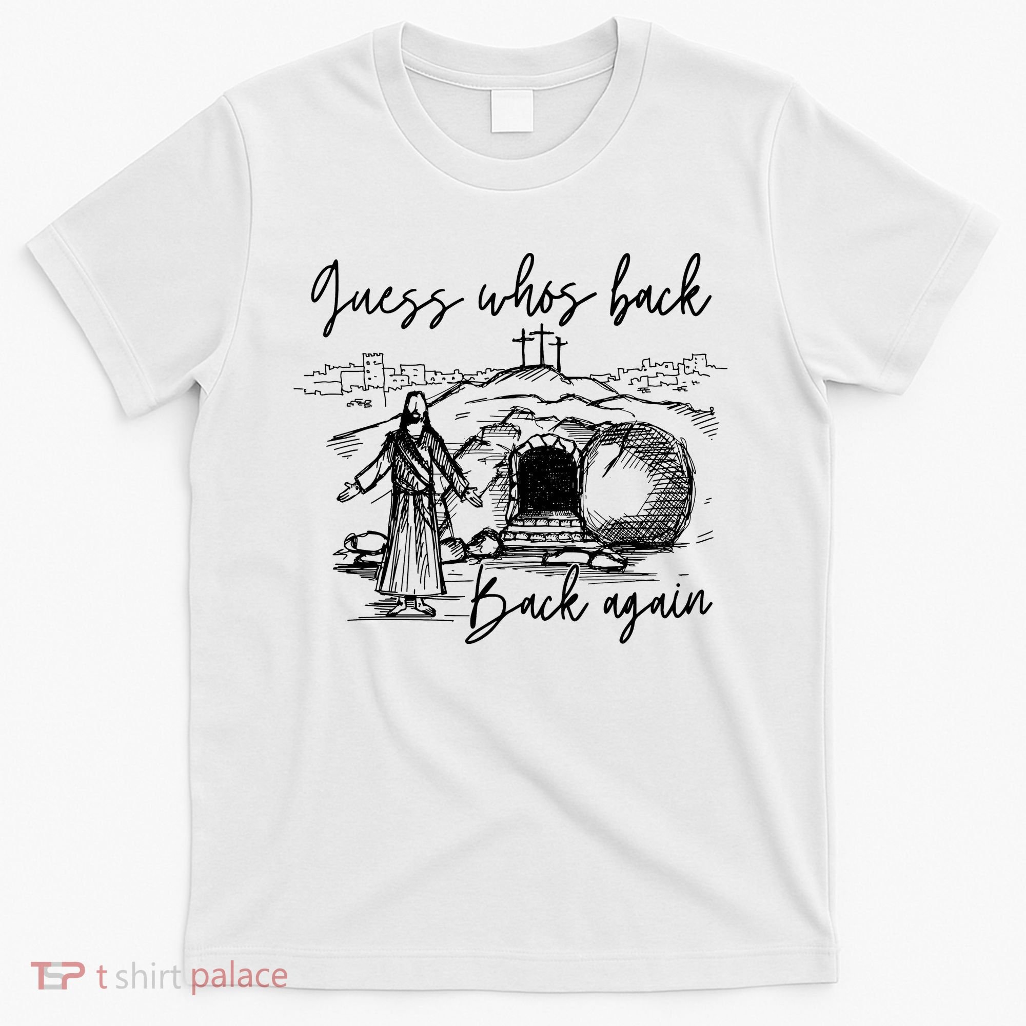 90s Guess WhoS Back Again Vintage Funny Jesus T-Shirt