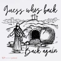 90s Guess WhoS Back Again Vintage Funny Jesus T-Shirt thumb 7