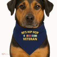 90s Hip Hop Veteran USA-Made Doggie Bandana thumb 1