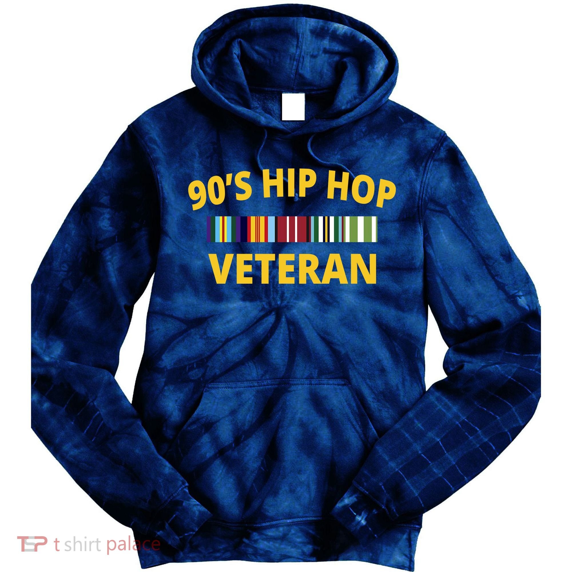 90s Hip Hop Veteran Tie Dye Hoodie