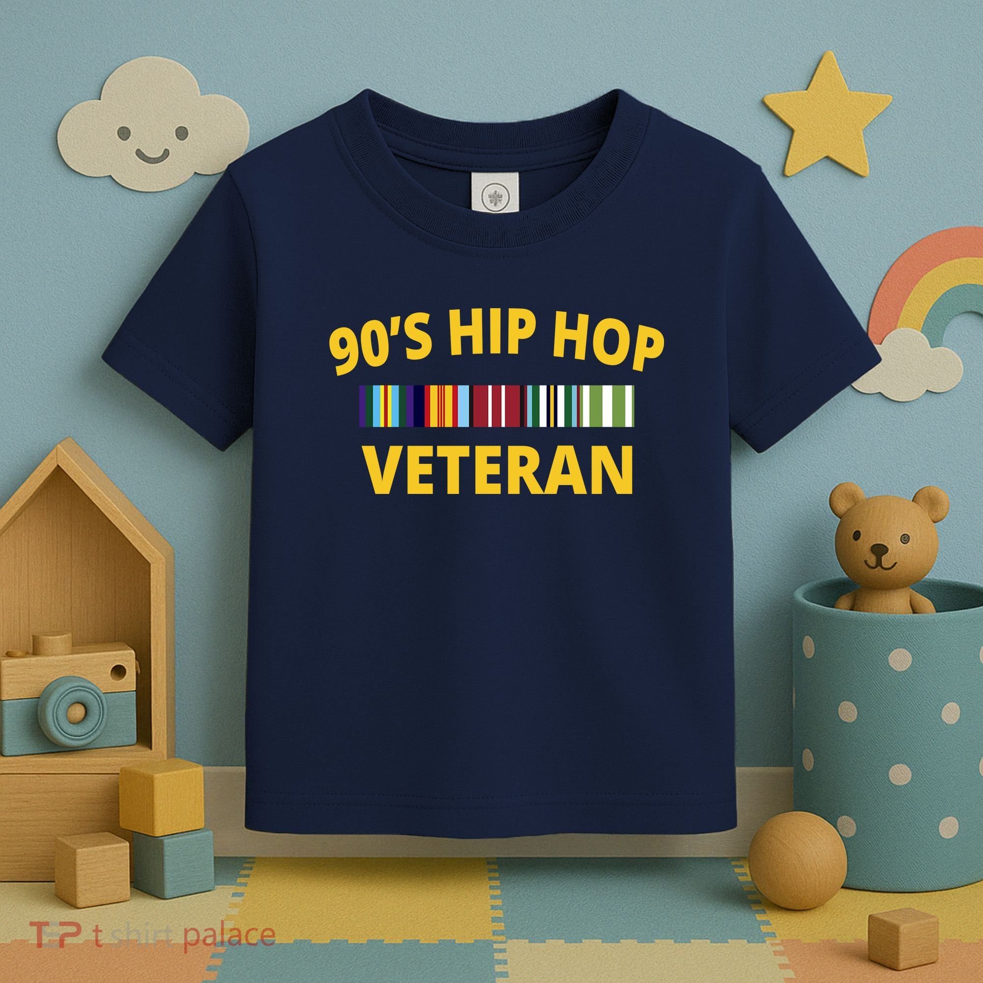 90s Hip Hop Veteran Toddler T-Shirt