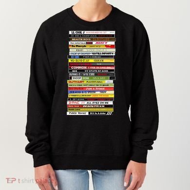 90s Hip Hop Cd Stack Women's Sweatshirt