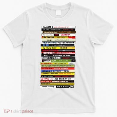 90s Hip Hop Cd Stack T-Shirt