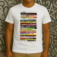 90s Hip Hop Cd Stack T-Shirt thumb 3