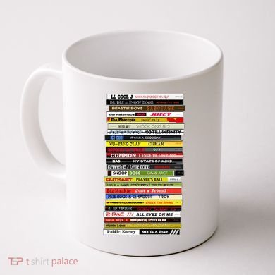 90s Hip Hop Cd Stack Coffee Mug