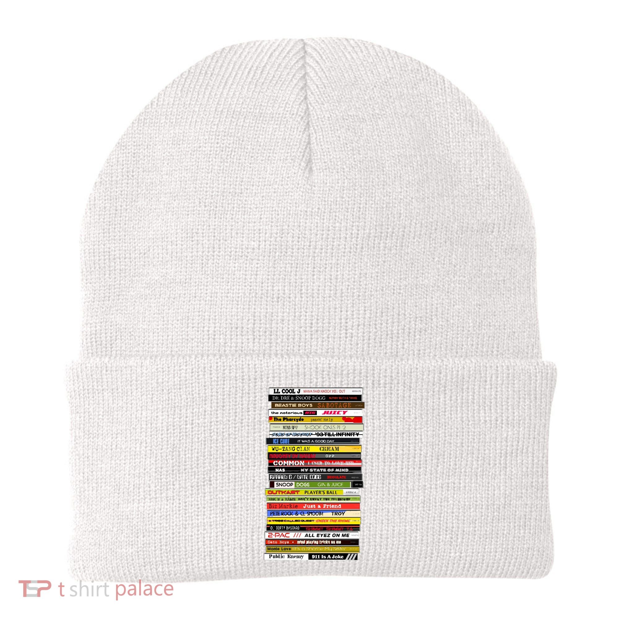 90s Hip Hop Cd Stack Beanie