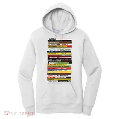 90s Hip Hop Cd Stack Women's Hoodie