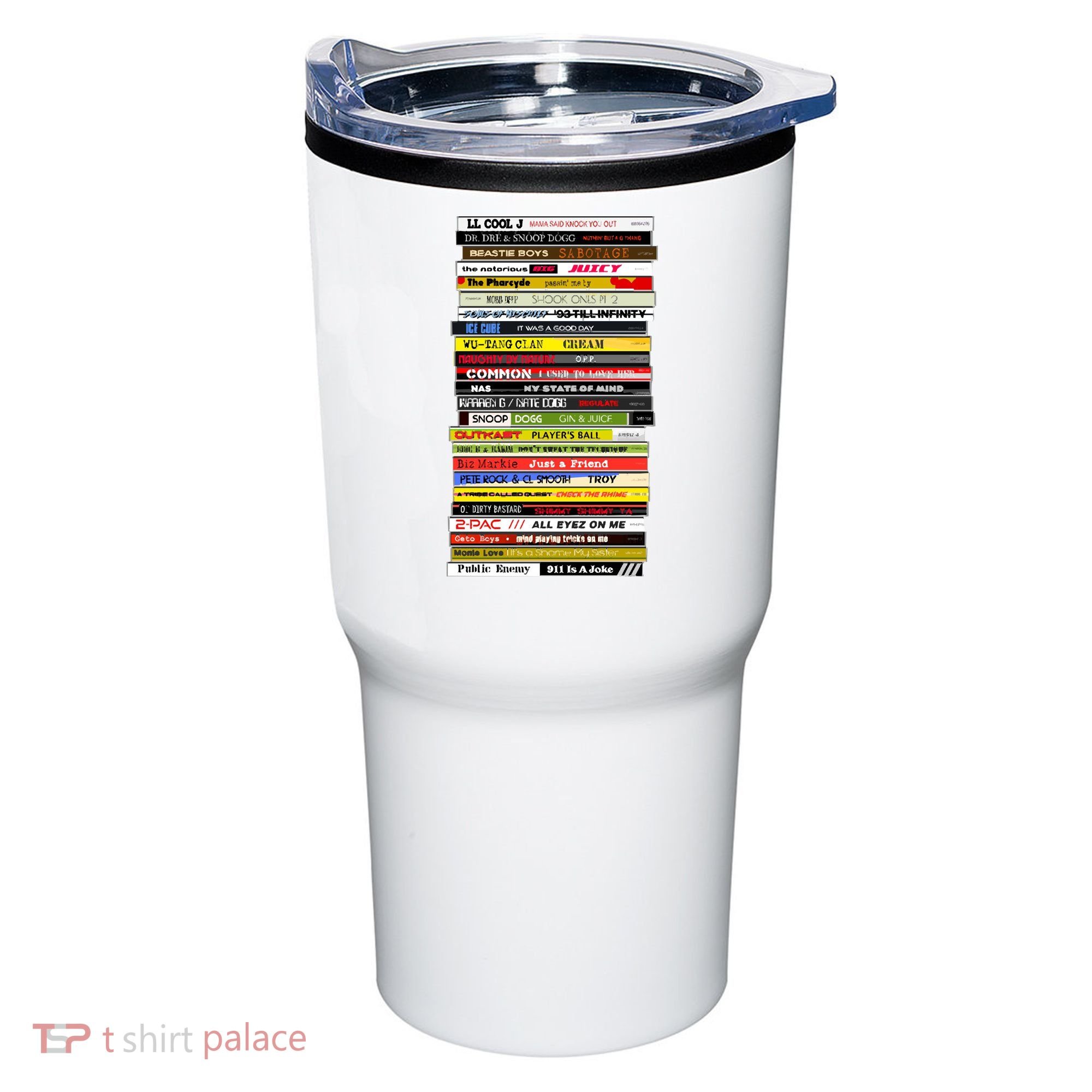 90s Hip Hop Cd Stack Tumbler