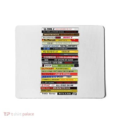 90s Hip Hop Cd Stack Mousepad