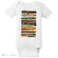 90s Hip Hop Cd Stack Baby Bodysuit thumb 0