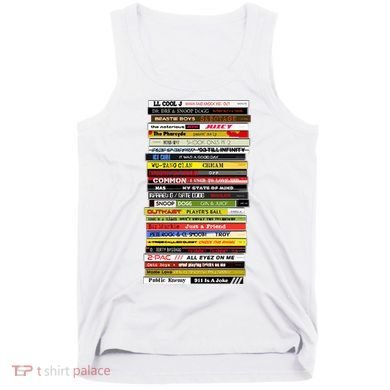 90s Hip Hop Cd Stack Tank Top