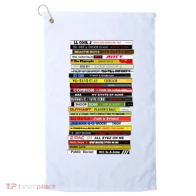 90s Hip Hop Cd Stack Golf Towel
