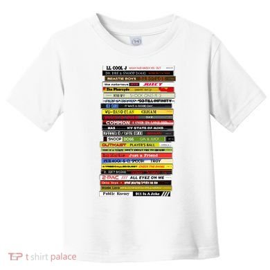 90s Hip Hop Cd Stack Toddler T-Shirt