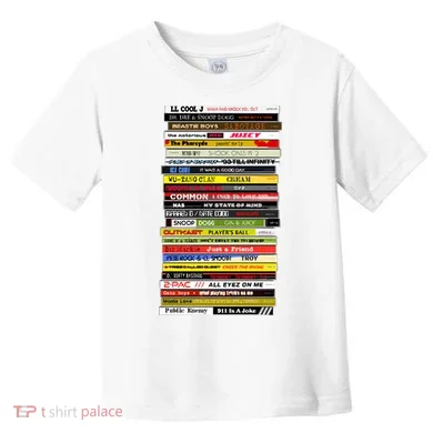 90s Hip Hop Cd Stack Toddler T-Shirt