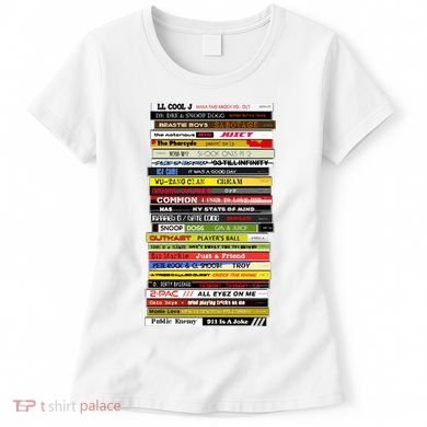 90s Hip Hop Cd Stack Women's T-Shirt