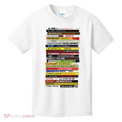 90s Hip Hop Cd Stack Kids T-Shirt