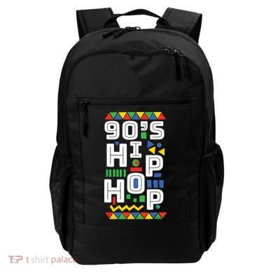 90s Hip Hop Vibes Retro Pattern Backpack