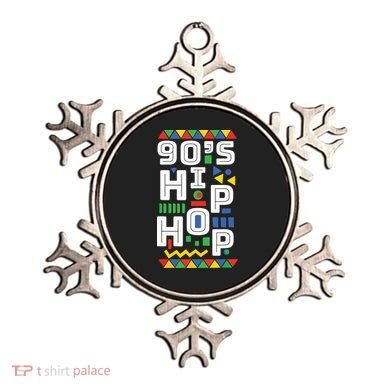 90s Hip Hop Vibes Retro Pattern Ornament