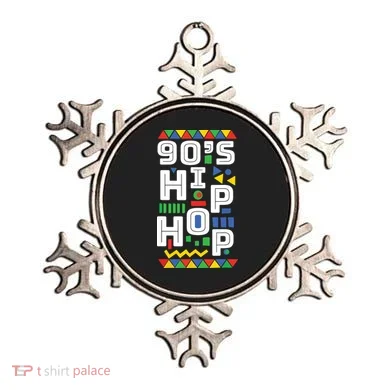 90s Hip Hop Vibes Retro Pattern Ornament