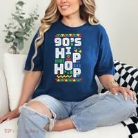 90s Hip Hop Vibes Retro Pattern Comfort Colors T-Shirt thumb 2