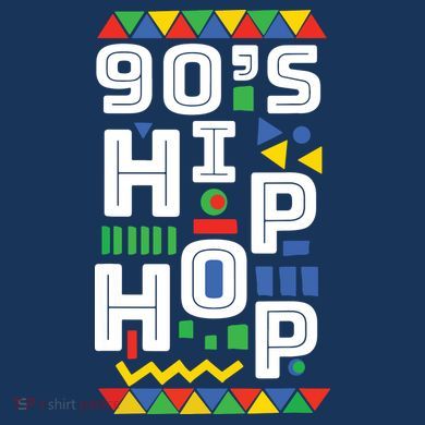 90s Hip Hop Vibes Retro Pattern Comfort Colors T-Shirt