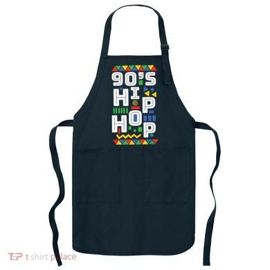90s Hip Hop Vibes Retro Pattern Apron