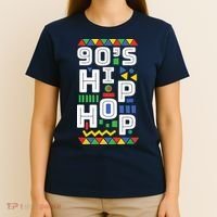 90s Hip Hop Vibes Retro Pattern T-Shirt thumb 4