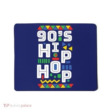 90s Hip Hop Vibes Retro Pattern Mousepad