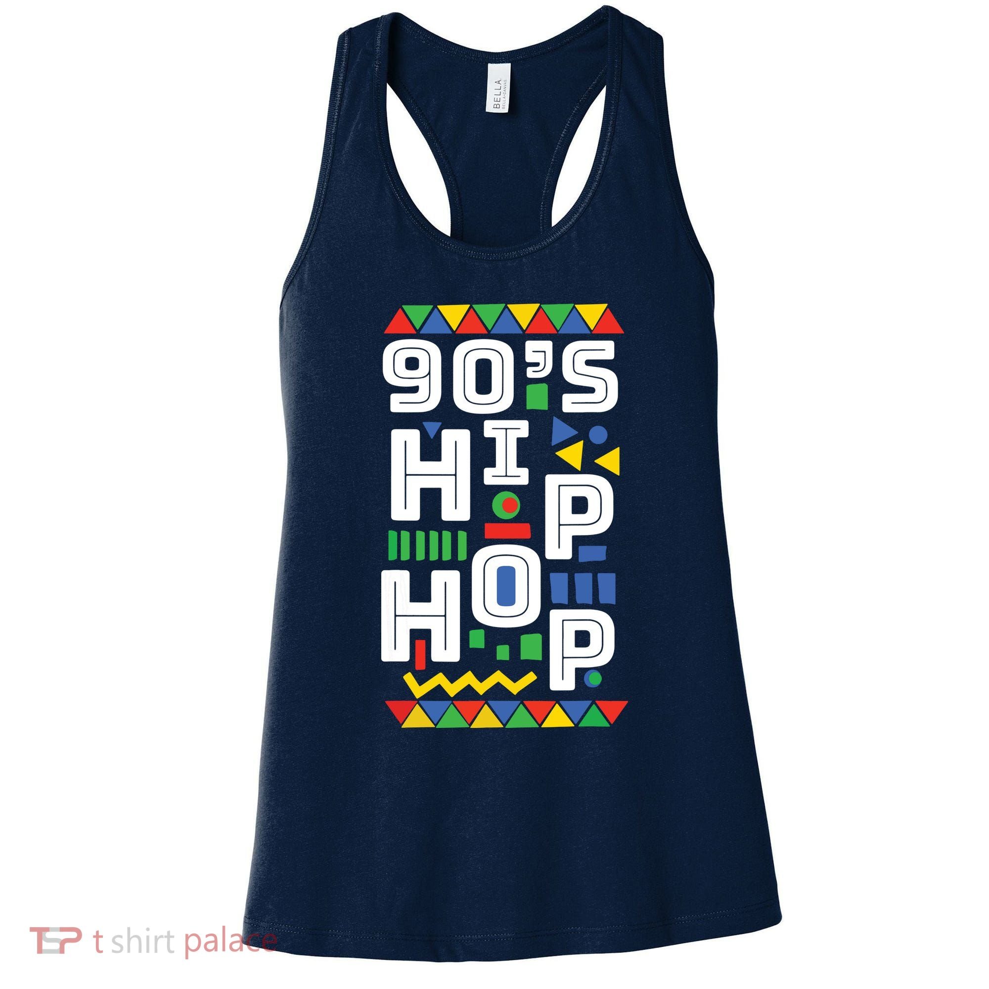 90s Hip Hop Vibes Retro Pattern Women's Tank Top