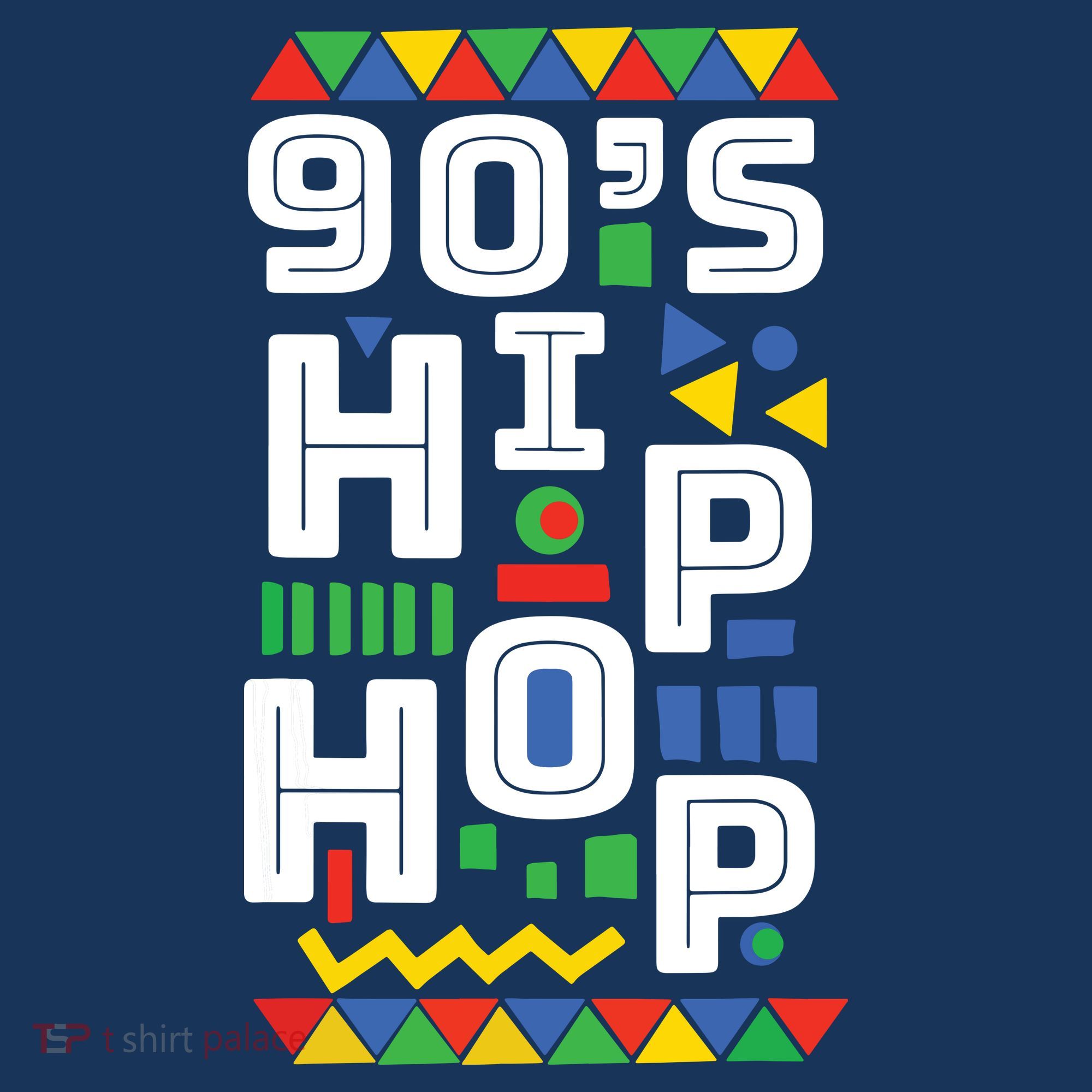 90s Hip Hop Vibes Retro Pattern Pom Pom 12in Knit Beanie