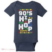 90s Hip Hop Vibes Retro Pattern Baby Bodysuit thumb 0