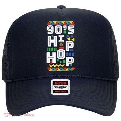 90s Hip Hop Vibes Retro Pattern Hat
