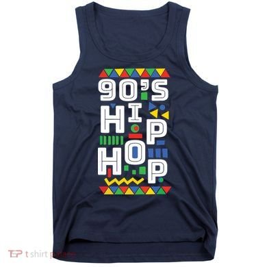 90s Hip Hop Vibes Retro Pattern Tank Top