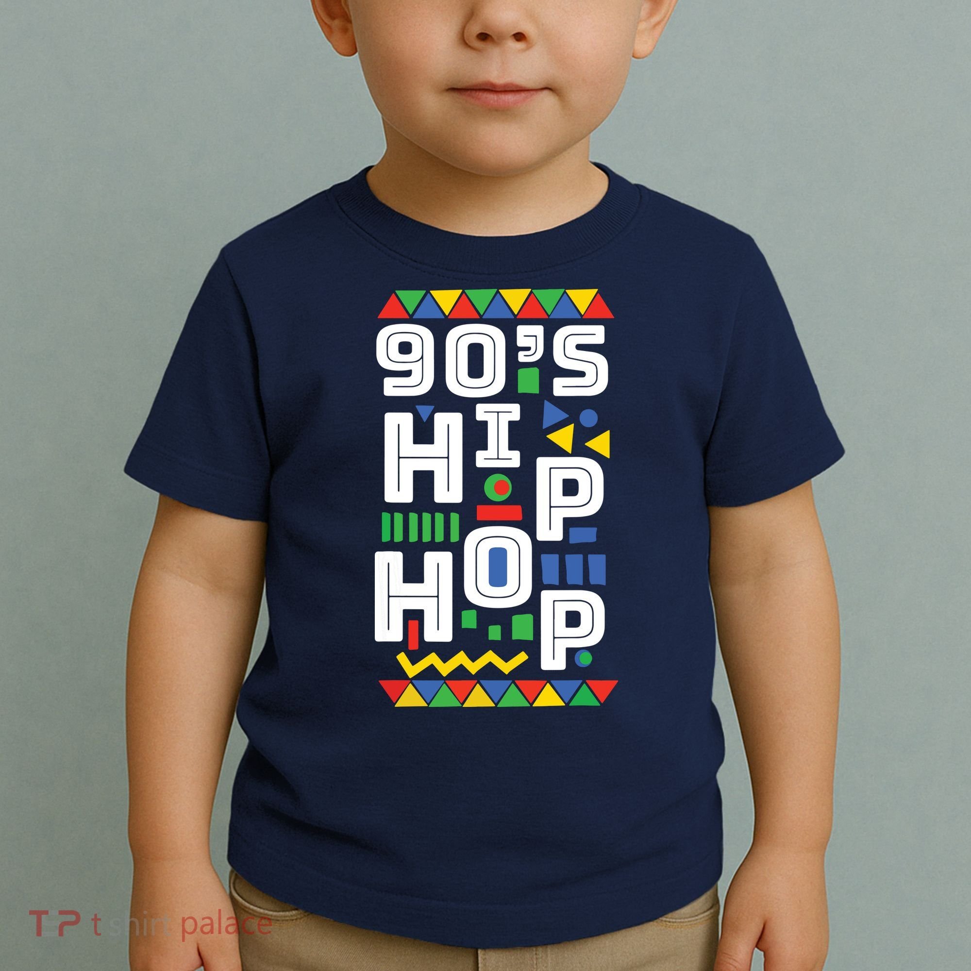 90s Hip Hop Vibes Retro Pattern Toddler T-Shirt