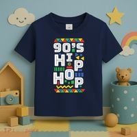 90s Hip Hop Vibes Retro Pattern Toddler T-Shirt thumb 3