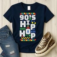 90s Hip Hop Vibes Retro Pattern Women's T-Shirt thumb 3