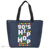 90s Hip Hop Vibes Retro Pattern Tote Bag thumb 0