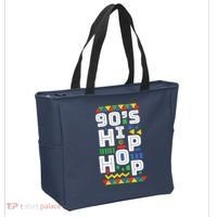 90s Hip Hop Vibes Retro Pattern Tote Bag thumb 2