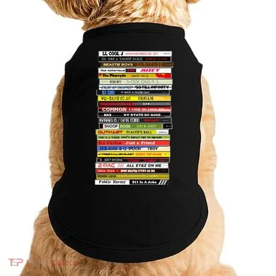 90s Hip Hop Cd Stack Doggie Tank