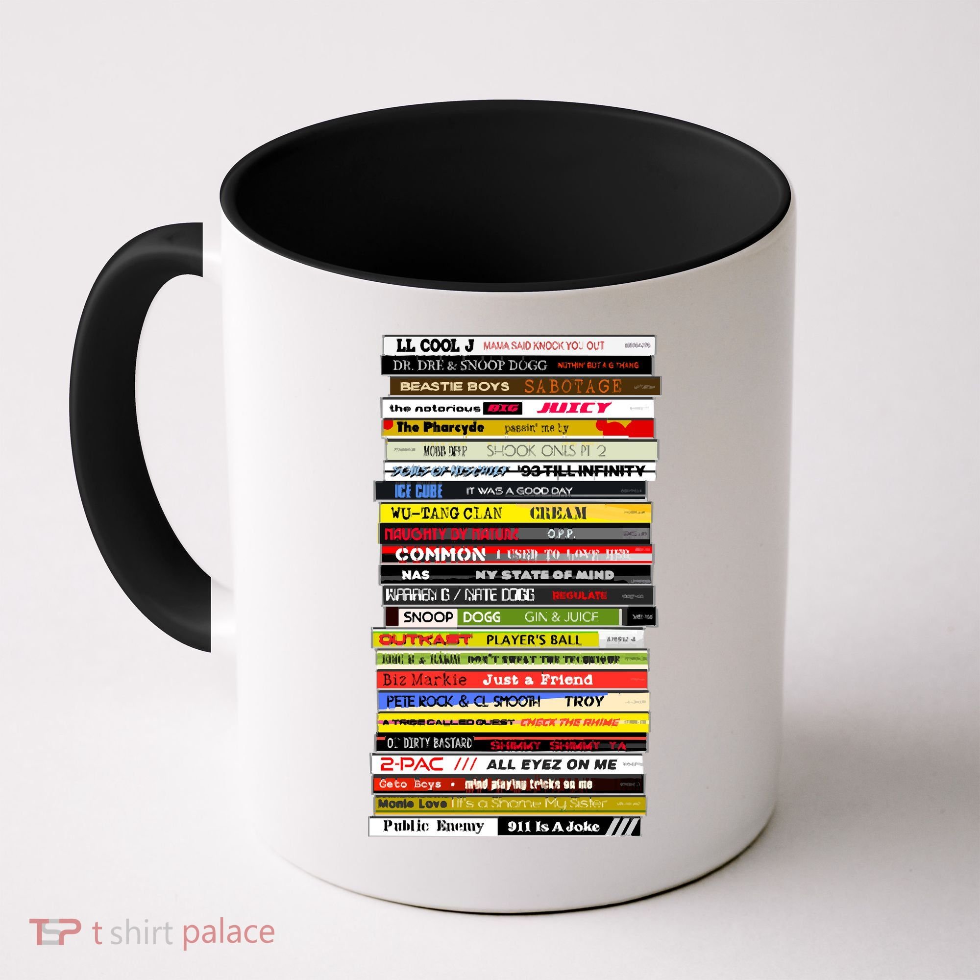 90s Hip Hop Cd Stack Coffee Mug