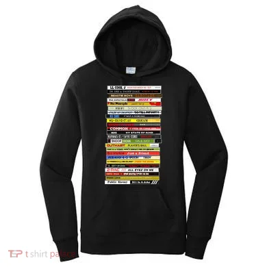 90s Hip Hop Cd Stack Women's Hoodie