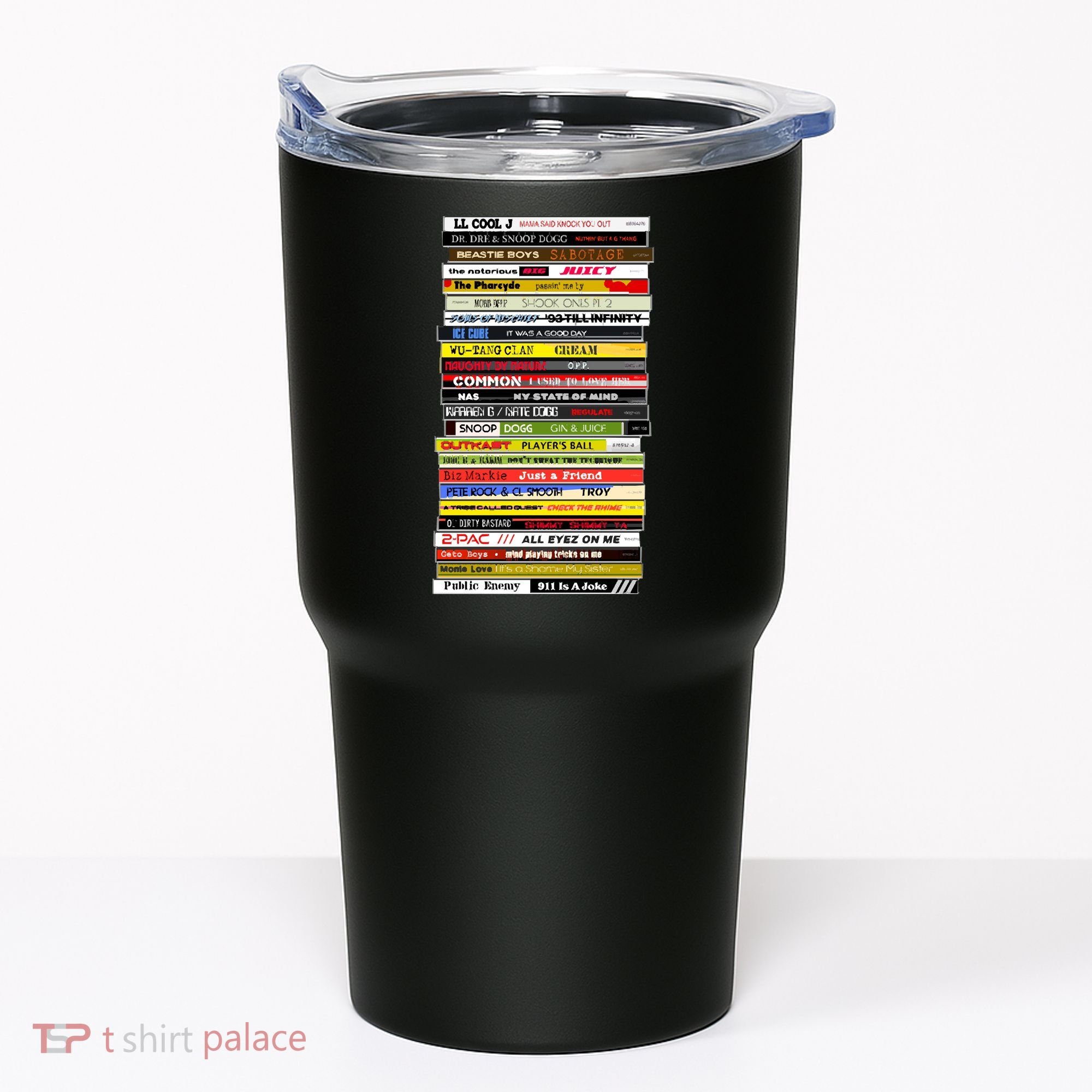 90s Hip Hop Cd Stack Tumbler