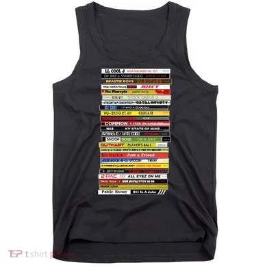 90s Hip Hop Cd Stack Tank Top