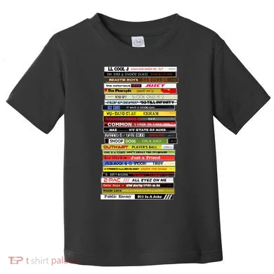 90s Hip Hop Cd Stack Toddler T-Shirt