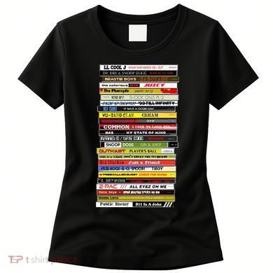 90s Hip Hop Cd Stack Women's T-Shirt