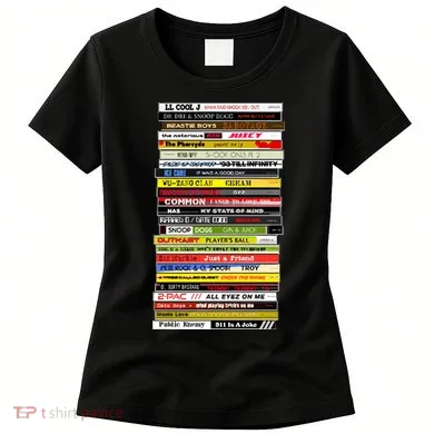 90s Hip Hop Cd Stack Women's T-Shirt