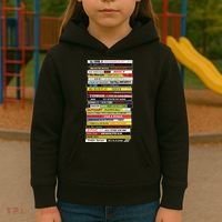 90s Hip Hop Cd Stack Kids Hoodie thumb 3